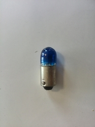 Žárovka 12V/4W modrá s paticí - T4W - balení 10 ks